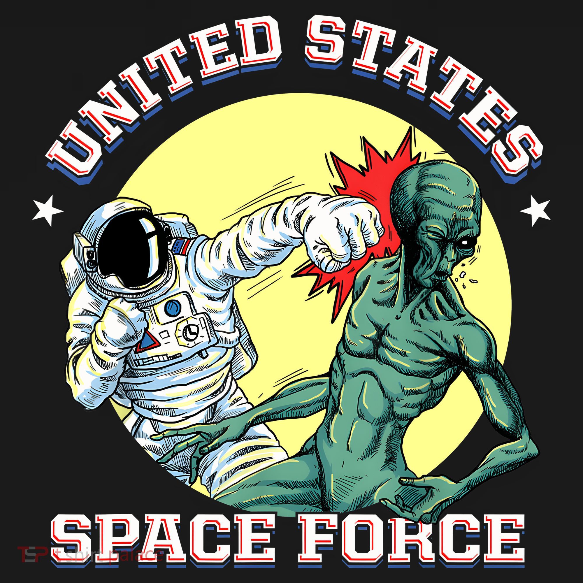 United States Space Force Funny Space Lover & UFO Alien Women's Tank Top