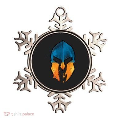Ukraine Shield Spartan Ornament