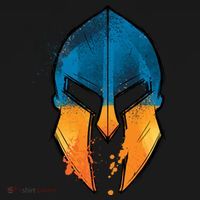 Ukraine Shield Spartan Ornament thumb 1