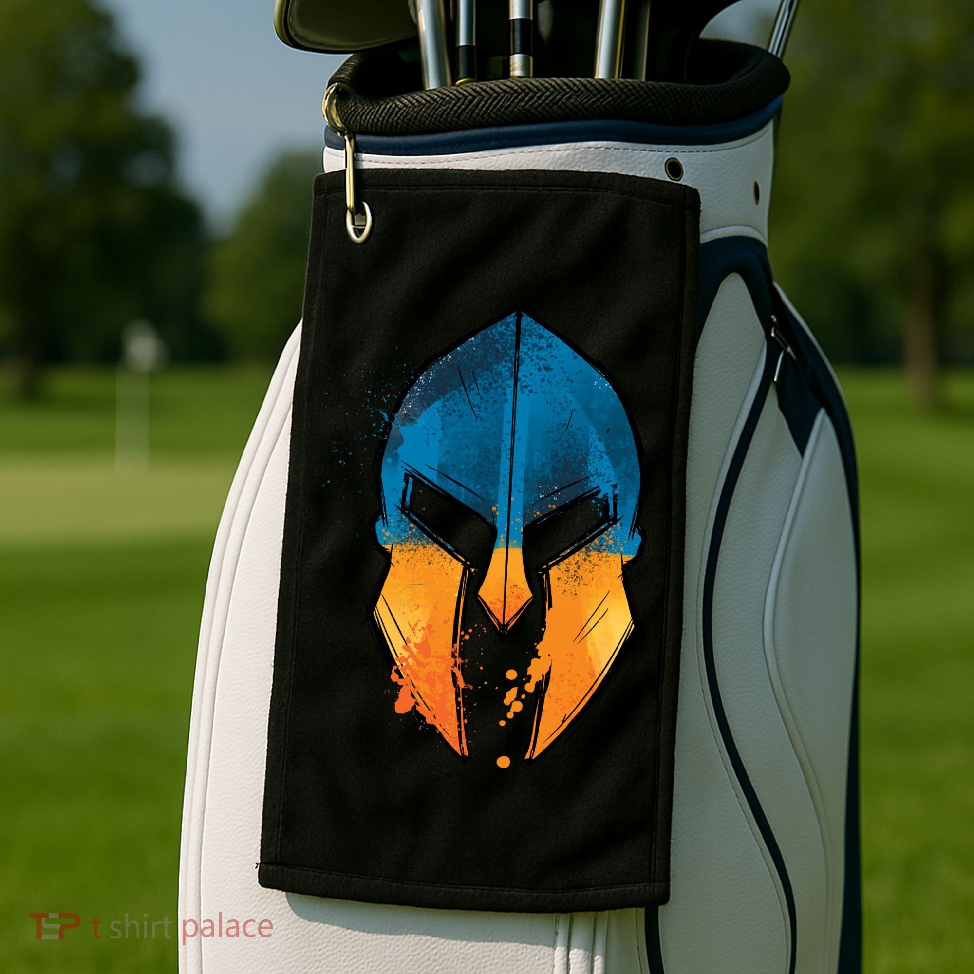 Ukraine Shield Spartan Golf Towel