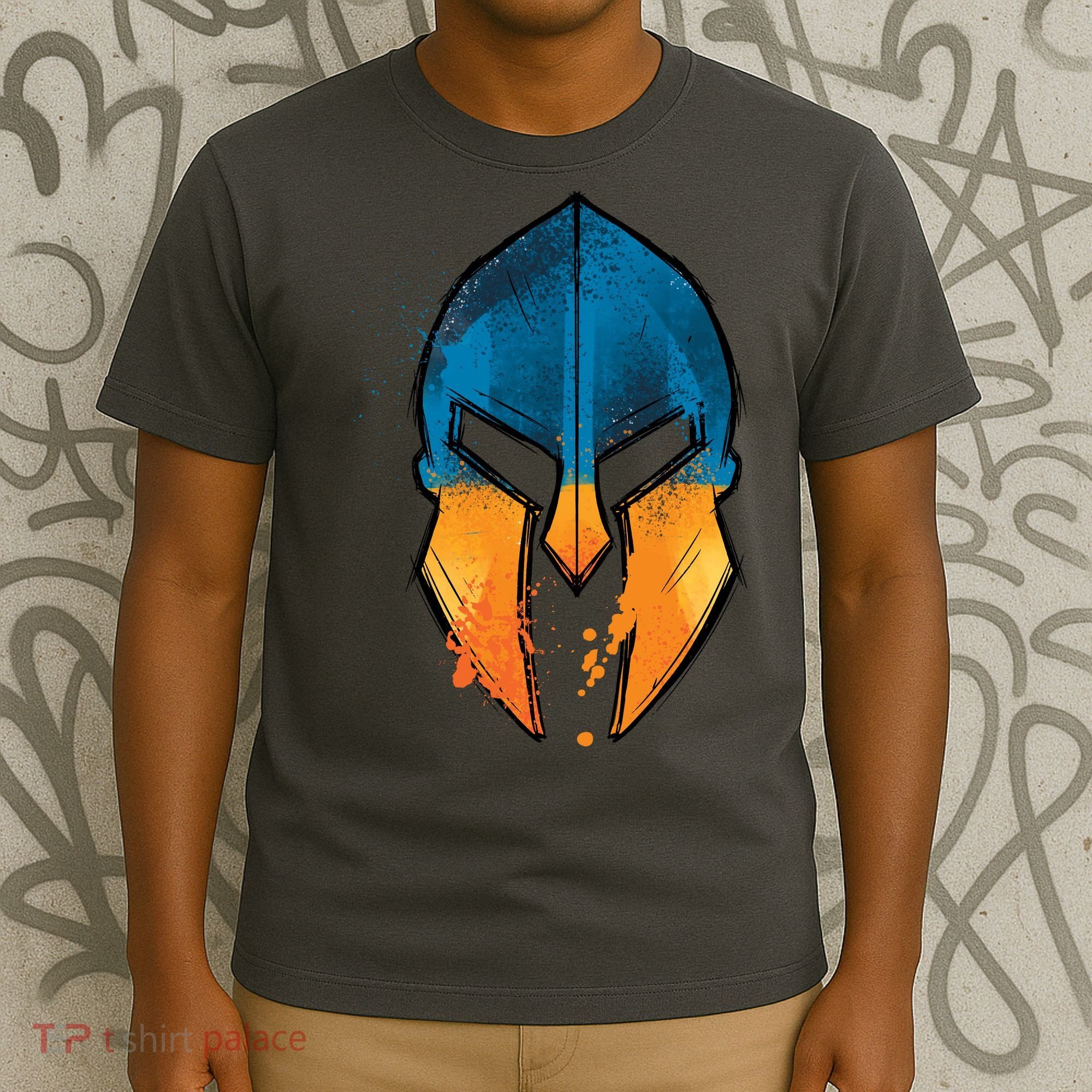 Ukraine Shield Spartan T-Shirt