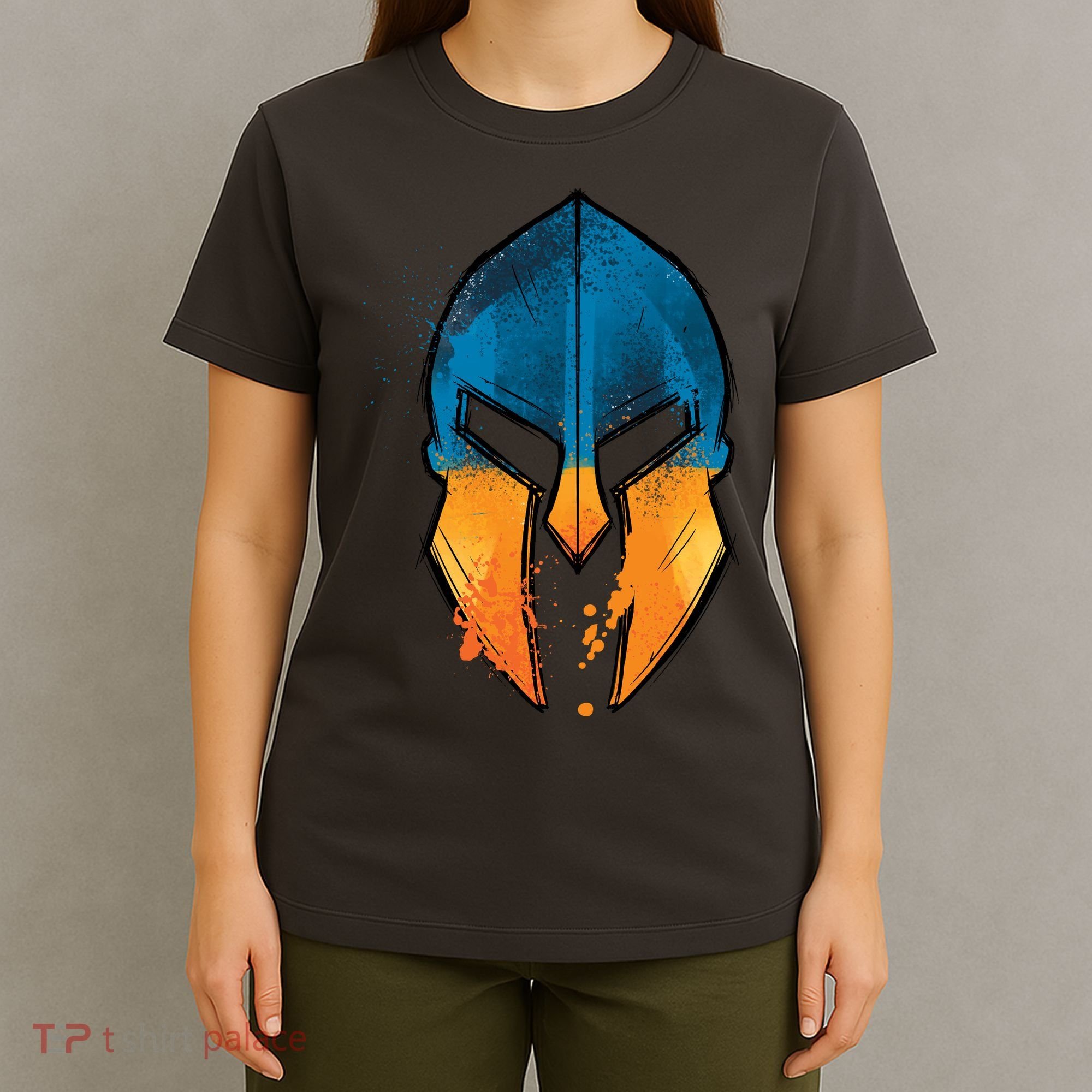 Ukraine Shield Spartan T-Shirt
