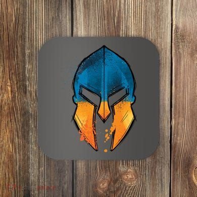 Ukraine Shield Spartan Coaster