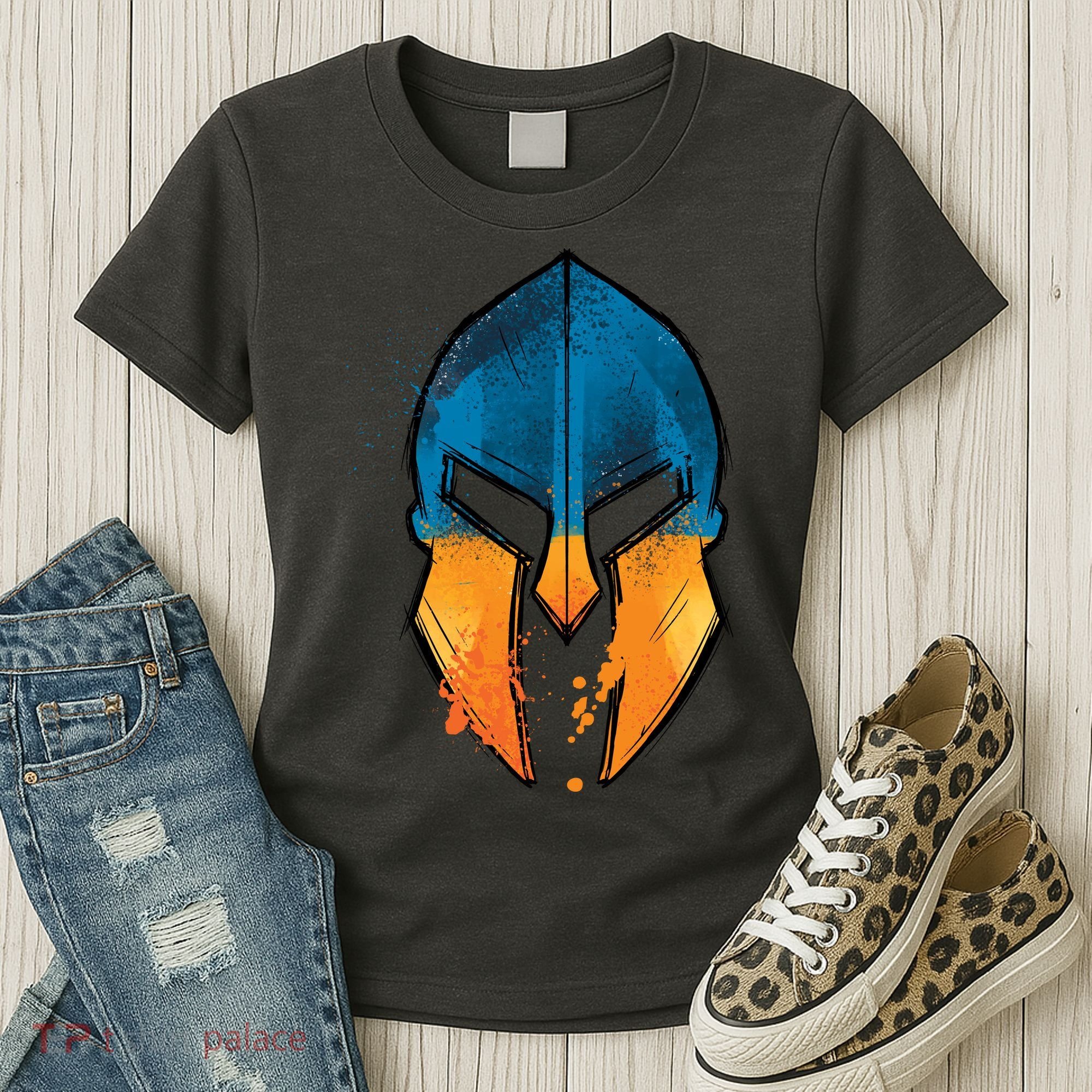 Ukraine Shield Spartan Women's T-Shirt