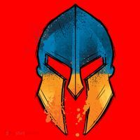 Ukraine Shield Spartan Santa Hat thumb 1