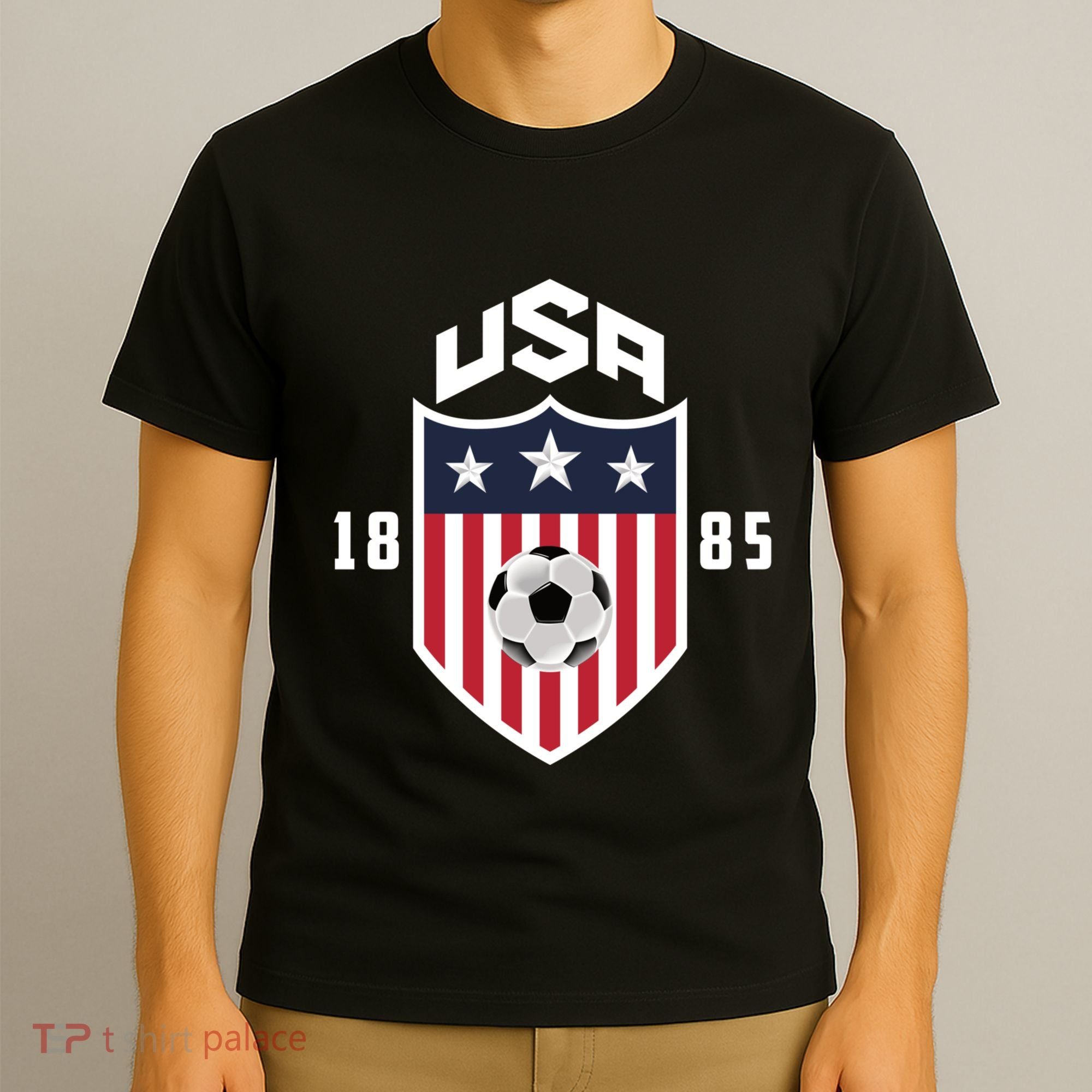 USA Soccer Shirt 1885 American Soccer USA Jersey Fan T-Shirt