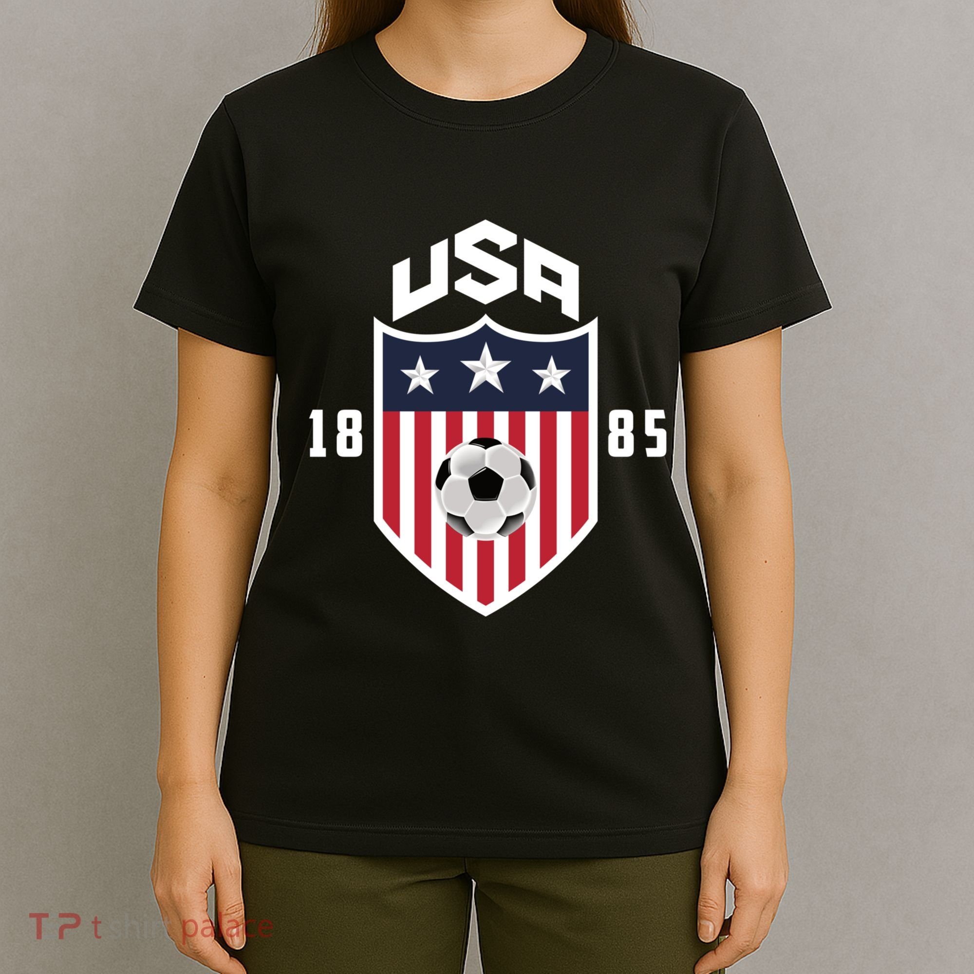 USA Soccer Shirt 1885 American Soccer USA Jersey Fan T-Shirt