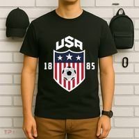 USA Soccer Shirt 1885 American Soccer USA Jersey Fan T-Shirt thumb 6
