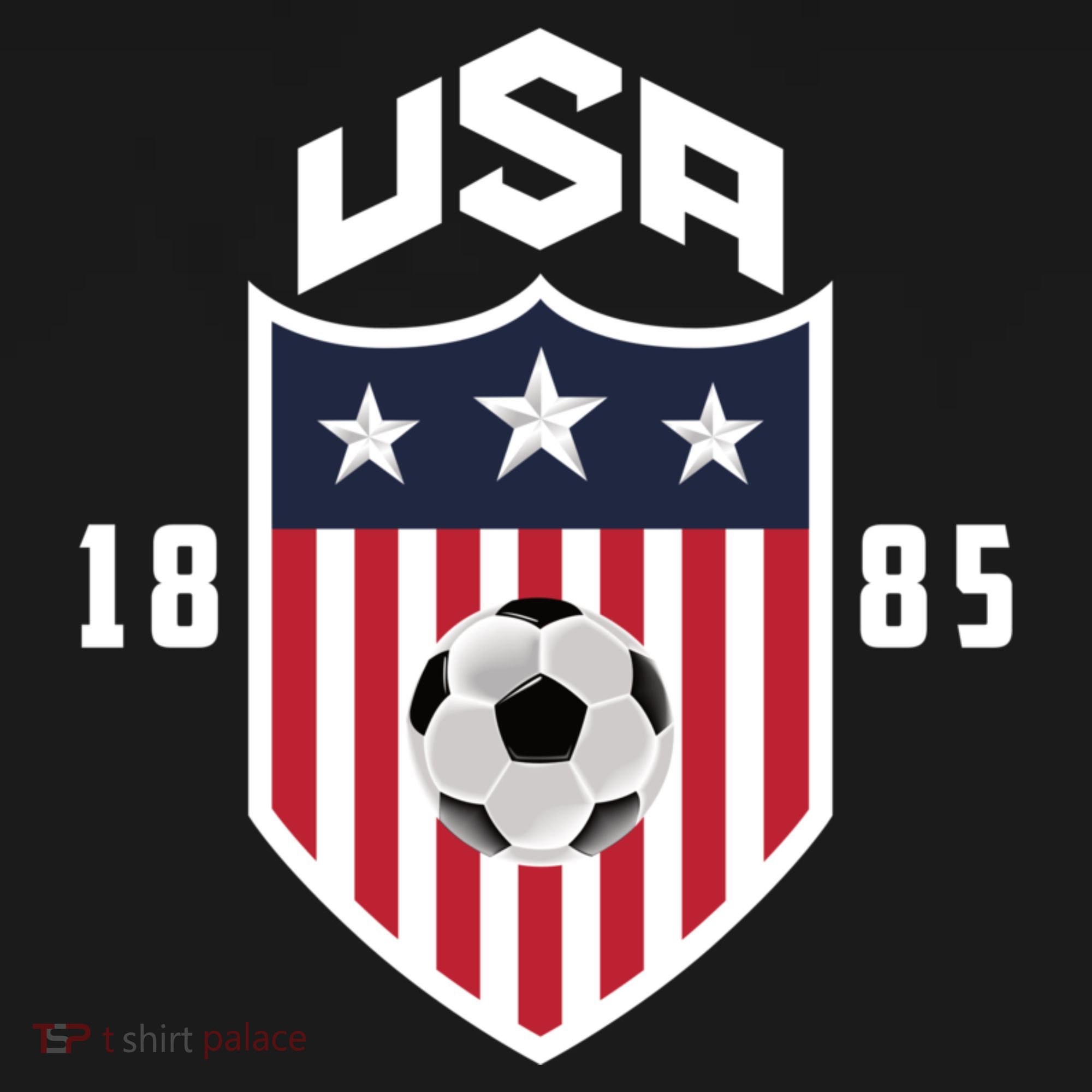 USA Soccer Shirt 1885 American Soccer USA Jersey Fan T-Shirt