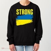 Ukraine Strong Stand With Ukraine Flag Women's Sweatshirt thumb 0