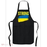 Ukraine Strong Stand With Ukraine Flag Apron thumb 0