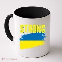 Ukraine Strong Stand With Ukraine Flag Coffee Mug thumb 0