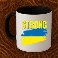 Ukraine Strong Stand With Ukraine Flag Coffee Mug thumb 2