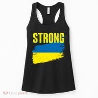 Ukraine Strong Stand With Ukraine Flag Women's Tank Top thumb 0