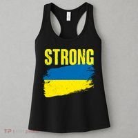 Ukraine Strong Stand With Ukraine Flag Women's Tank Top thumb 3