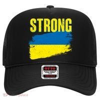 Ukraine Strong Stand With Ukraine Flag Hat thumb 0