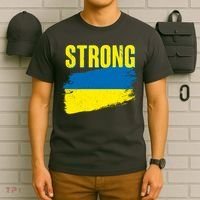 Ukraine Strong Stand With Ukraine Flag T-Shirt thumb 6