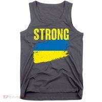 Ukraine Strong Stand With Ukraine Flag Tank Top thumb 0