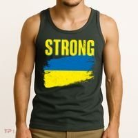 Ukraine Strong Stand With Ukraine Flag Tank Top thumb 3
