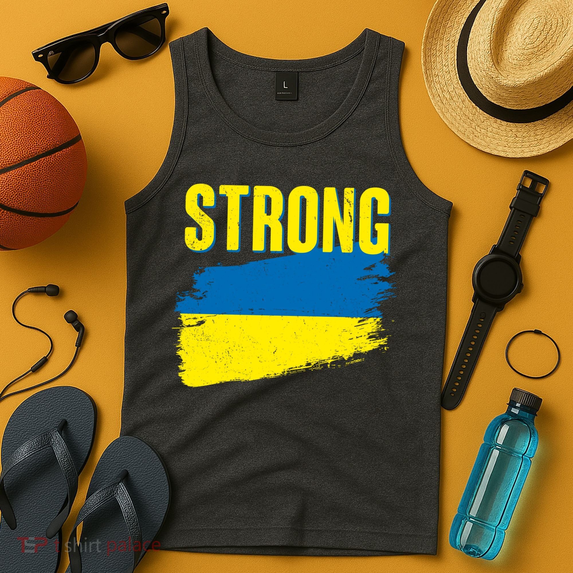 Ukraine Strong Stand With Ukraine Flag Tank Top