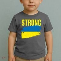 Ukraine Strong Stand With Ukraine Flag Toddler T-Shirt thumb 2