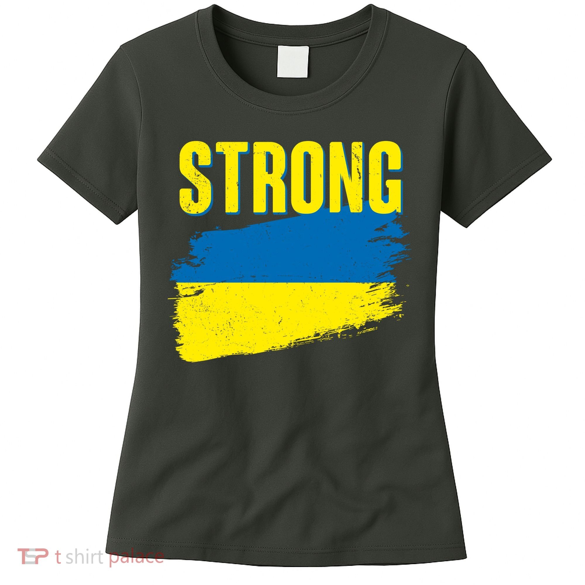 Ukraine Strong Stand With Ukraine Flag Women's T-Shirt