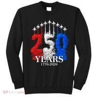 United States Semiquincentennial 250 Years 1776-2026 Fighter Jet Smoke Sweatshirt thumb 0