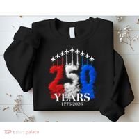 United States Semiquincentennial 250 Years 1776-2026 Fighter Jet Smoke Sweatshirt thumb 2
