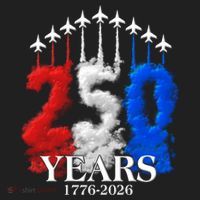 United States Semiquincentennial 250 Years 1776-2026 Fighter Jet Smoke Beanie thumb 2