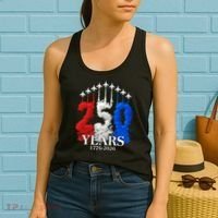 United States Semiquincentennial 250 Years 1776-2026 Fighter Jet Smoke Women's Tank Top thumb 2
