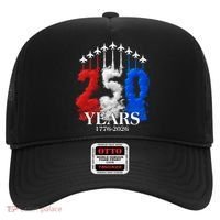 United States Semiquincentennial 250 Years 1776-2026 Fighter Jet Smoke Hat thumb 0