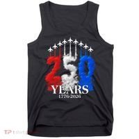 United States Semiquincentennial 250 Years 1776-2026 Fighter Jet Smoke Tank Top thumb 0