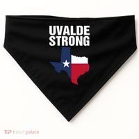 Uvalde Strong Shirt Pray For Texas Uvalde Strong Trendy USA-Made Doggie Bandana thumb 0