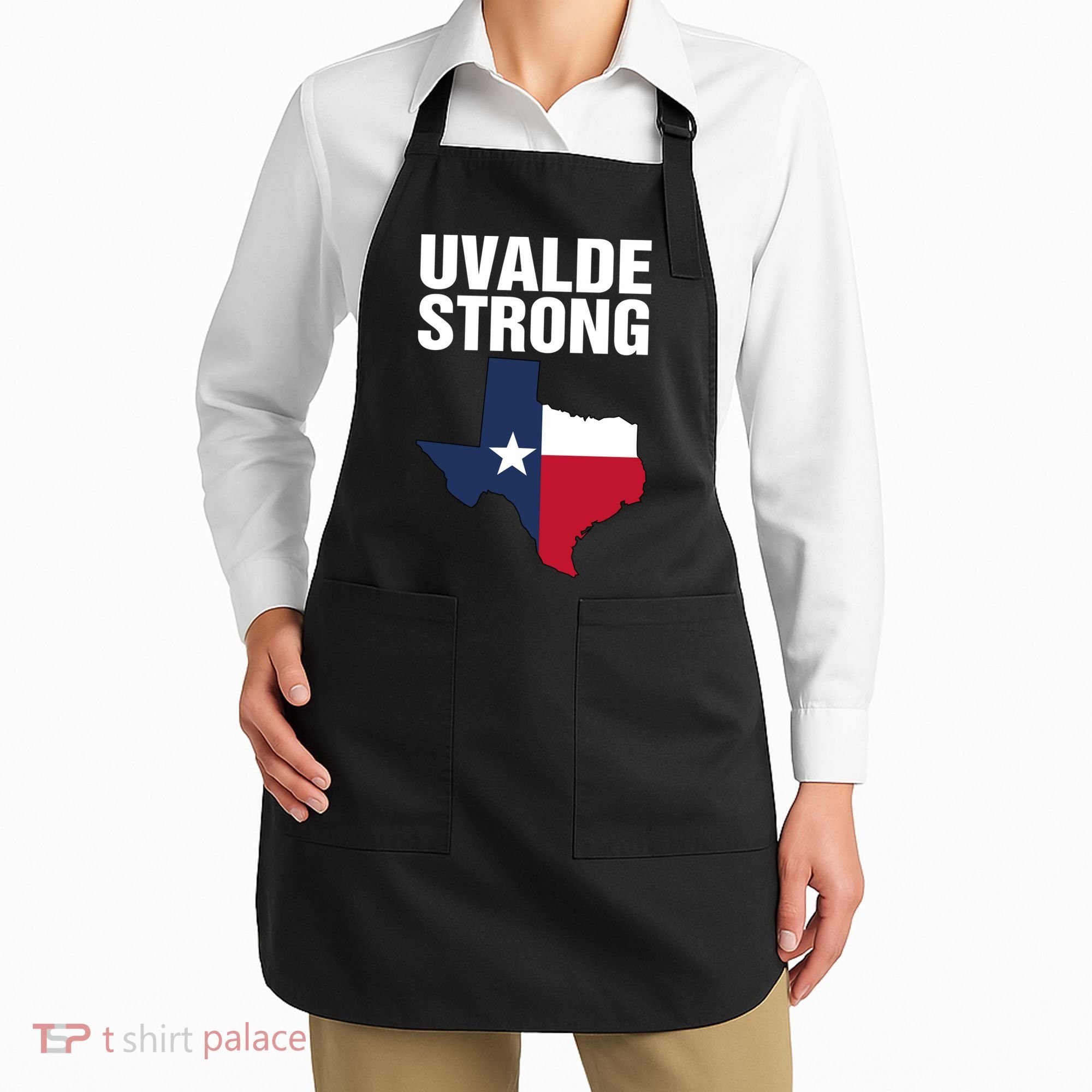 Uvalde Strong Shirt Pray For Texas Uvalde Strong Trendy Apron
