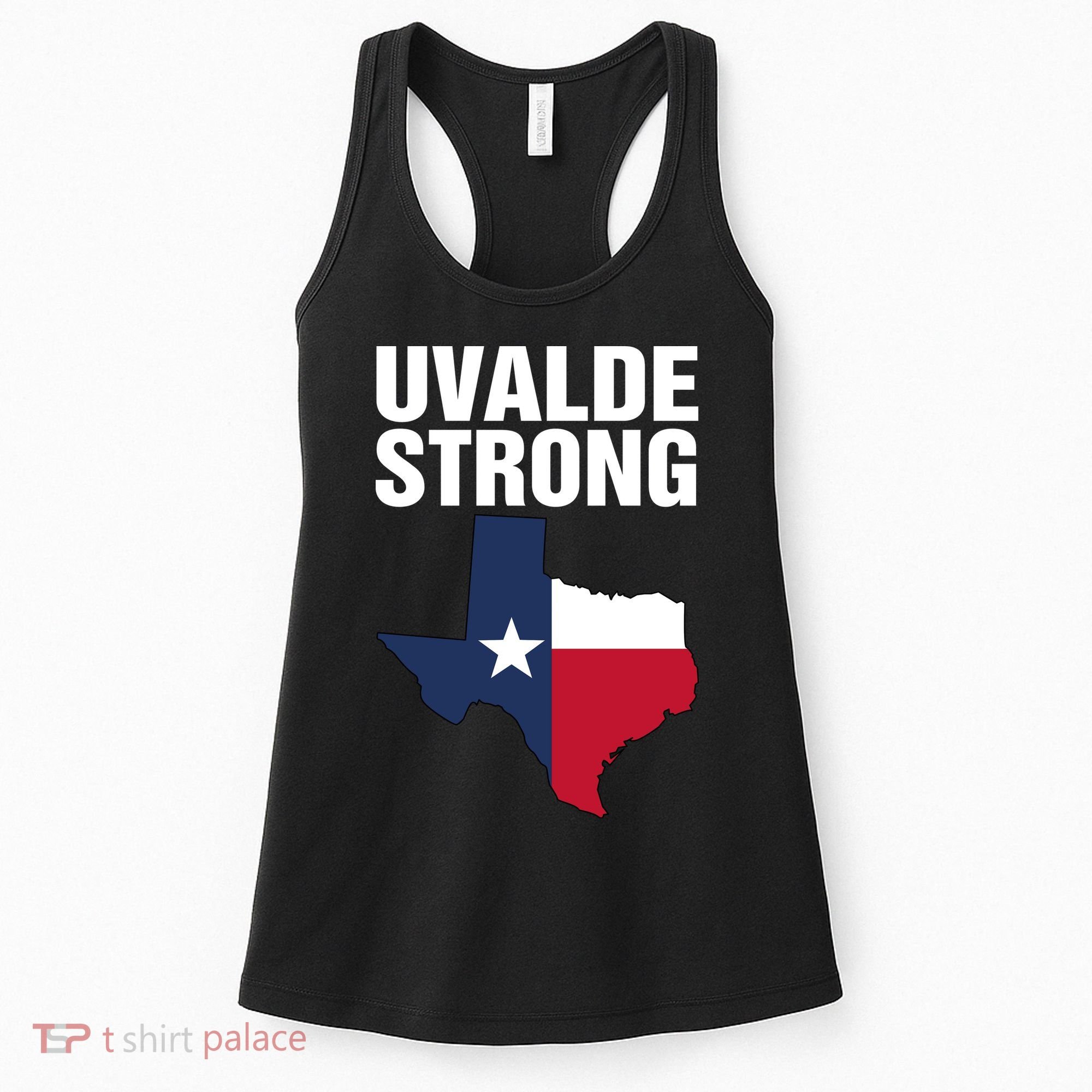 Uvalde Strong Shirt Pray For Texas Uvalde Strong Trendy Women's Tank Top