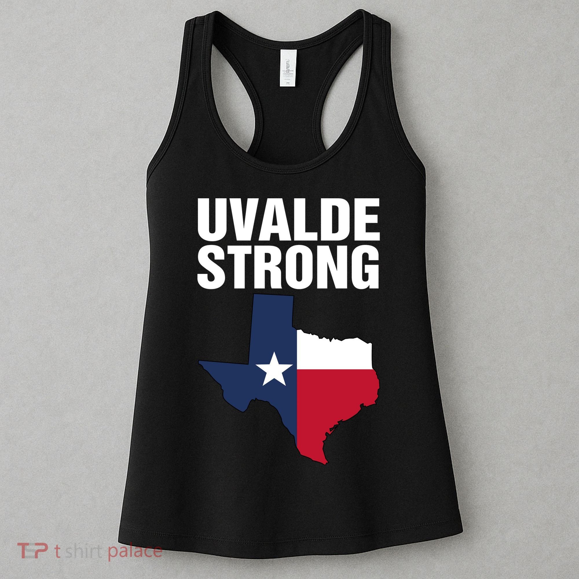 Uvalde Strong Shirt Pray For Texas Uvalde Strong Trendy Women's Tank Top