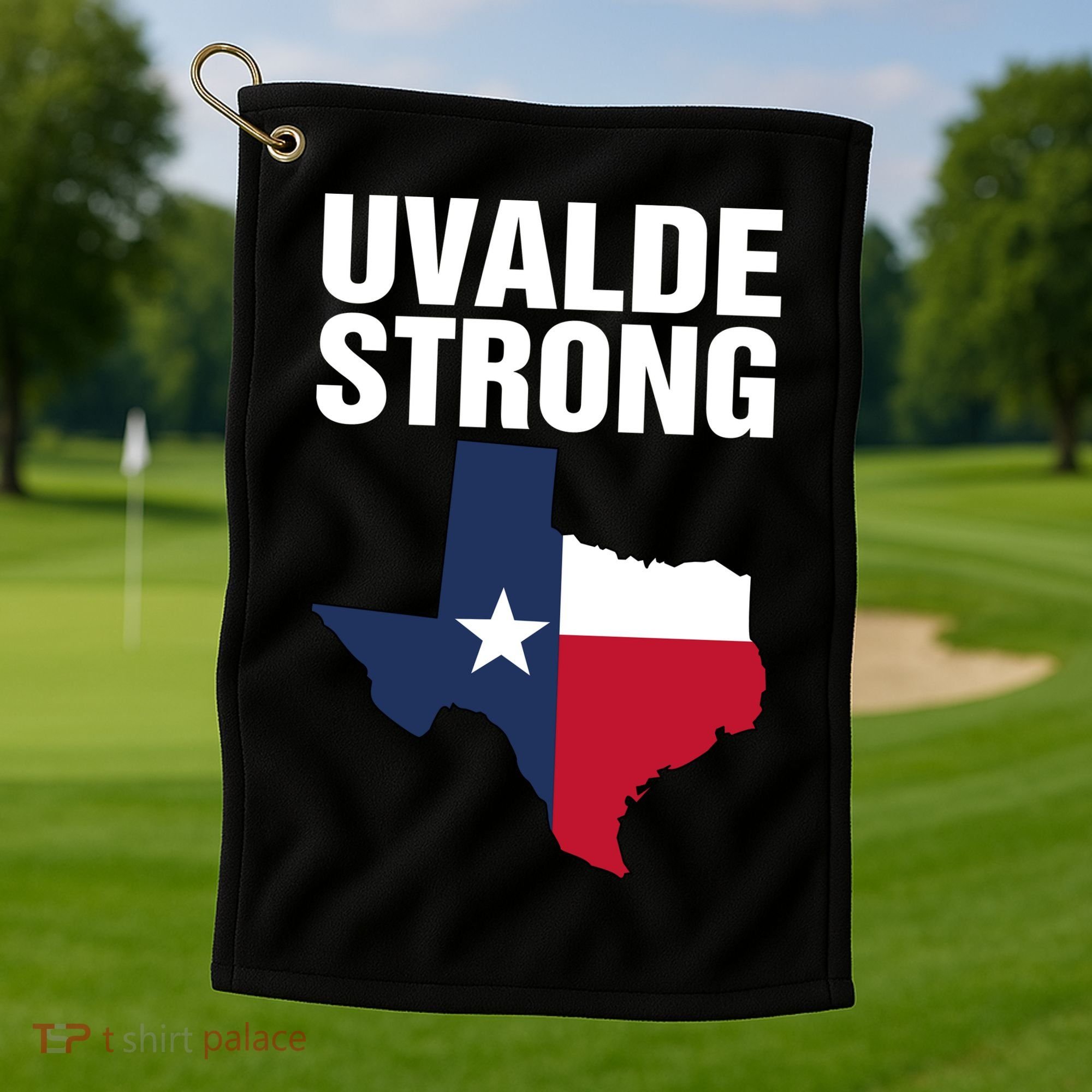 Uvalde Strong Shirt Pray For Texas Uvalde Strong Trendy Golf Towel