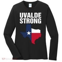 Uvalde Strong Shirt Pray For Texas Uvalde Strong Trendy Women's Long Sleeve Shirt thumb 0