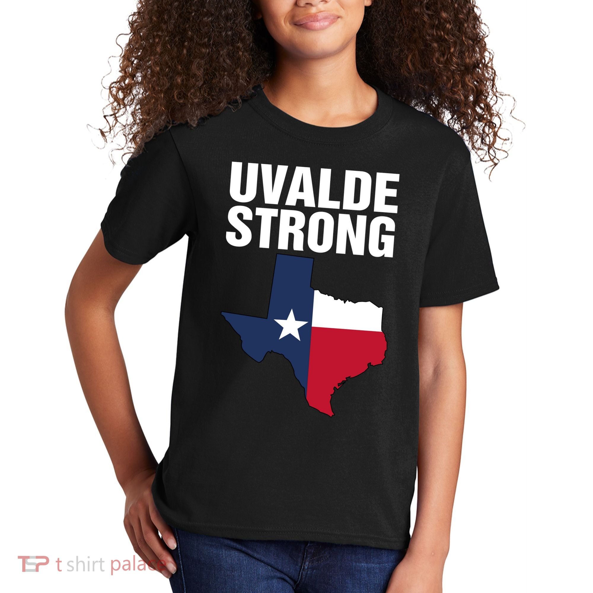 Uvalde Strong Shirt Pray For Texas Uvalde Strong Trendy Kids T-Shirt
