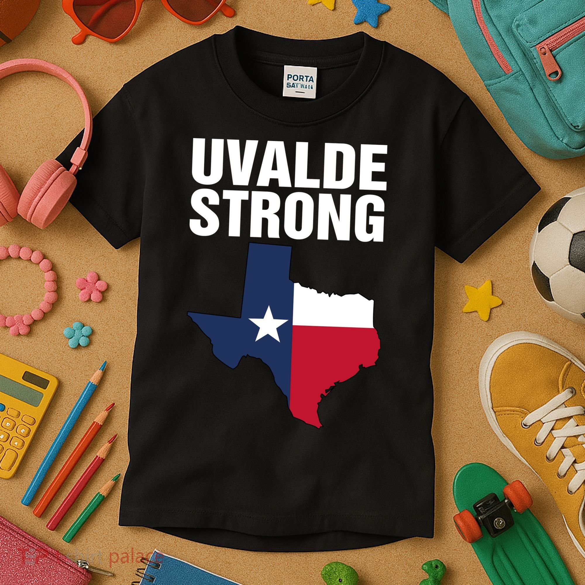 Uvalde Strong Shirt Pray For Texas Uvalde Strong Trendy Kids T-Shirt