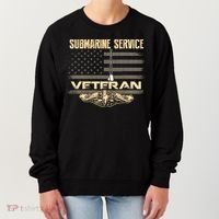 Us Submarine Service Veteran For Veteran Submariner Women's Sweatshirt thumb 0