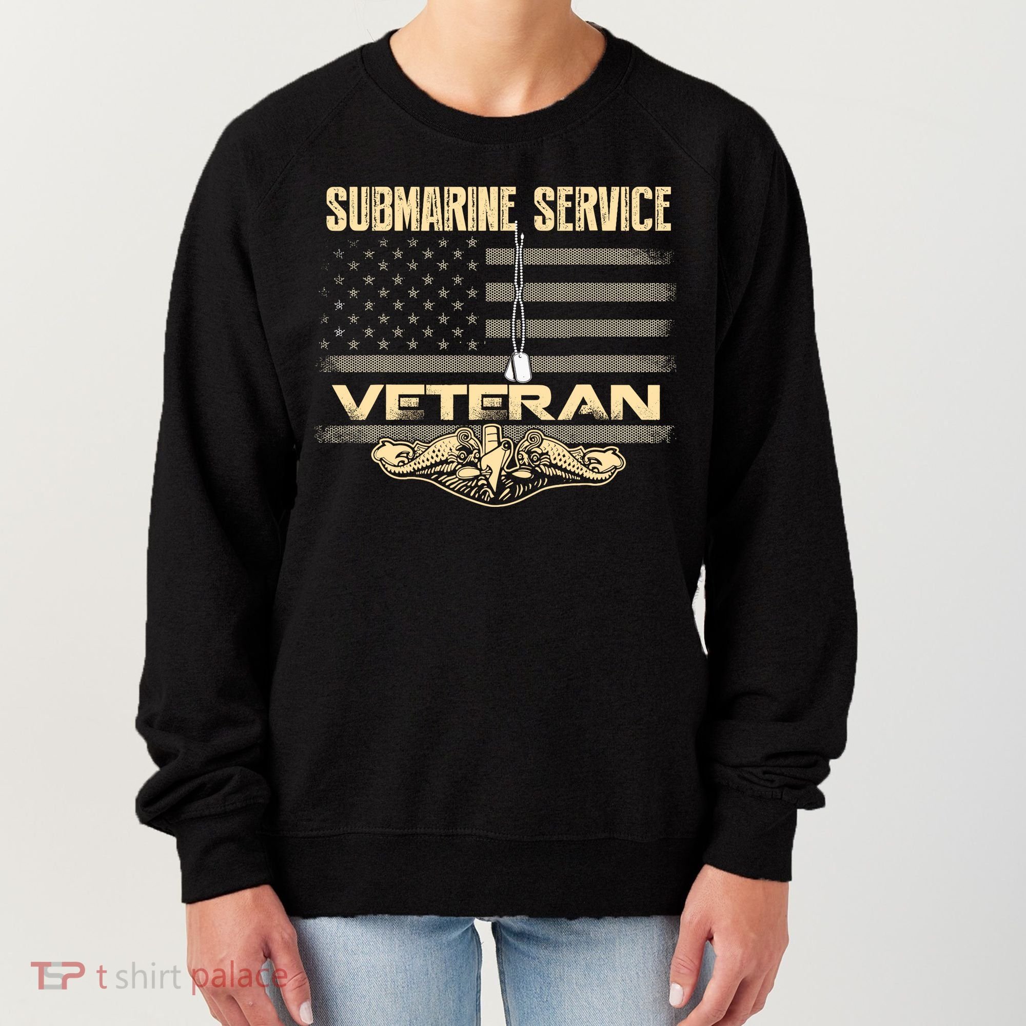 Us Submarine Service Veteran For Veteran Submariner Women's Sweatshirt