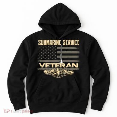 Us Submarine Service Veteran For Veteran Submariner Hoodie