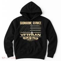 Us Submarine Service Veteran For Veteran Submariner Hoodie thumb 0