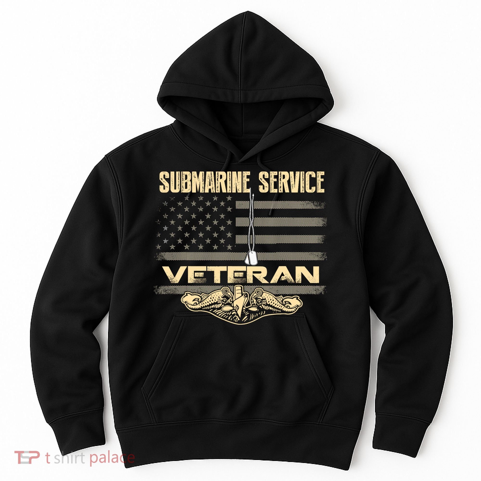 Us Submarine Service Veteran For Veteran Submariner Hoodie