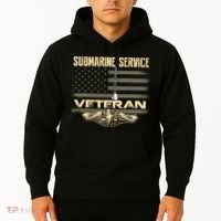 Us Submarine Service Veteran For Veteran Submariner Hoodie thumb 2