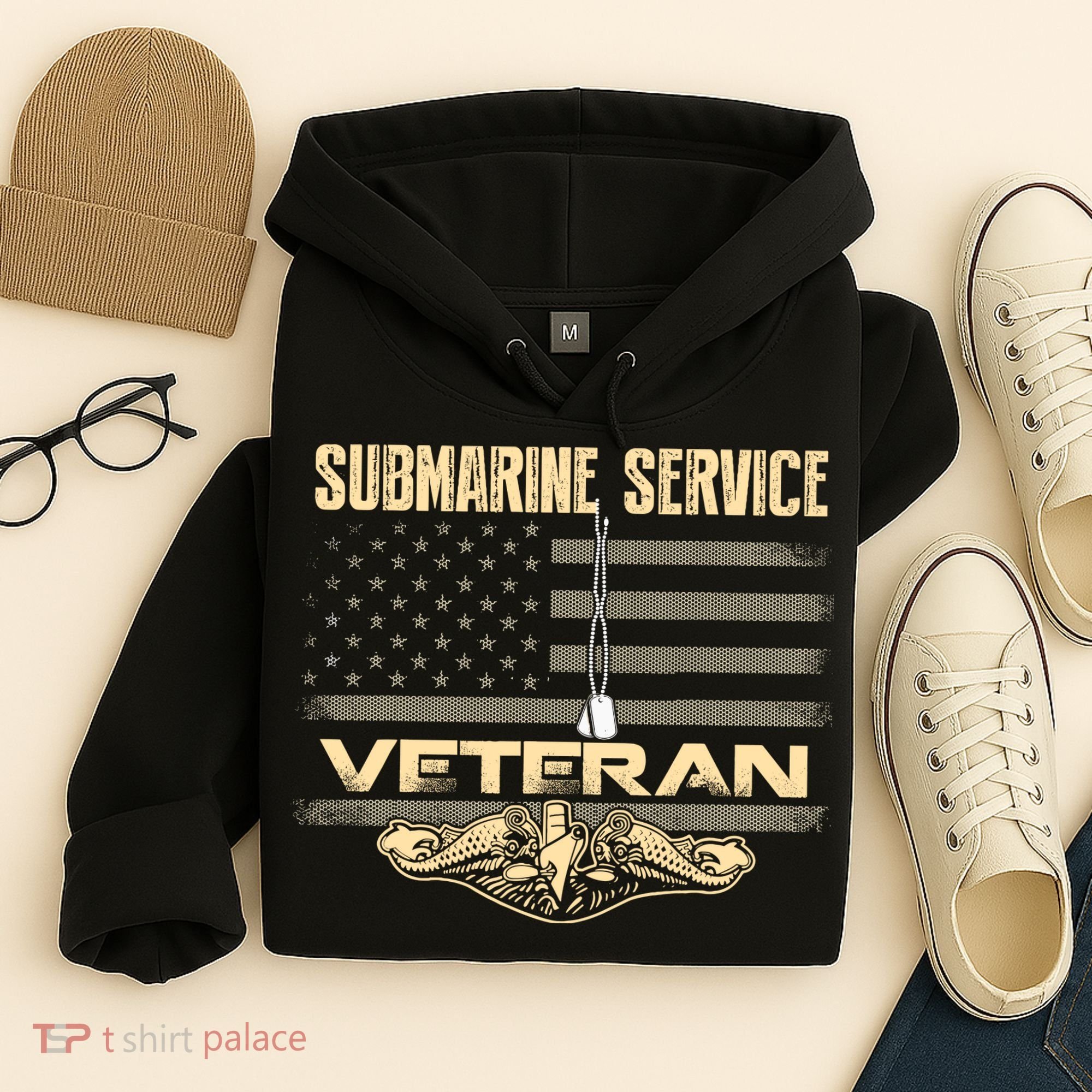 Us Submarine Service Veteran For Veteran Submariner Hoodie