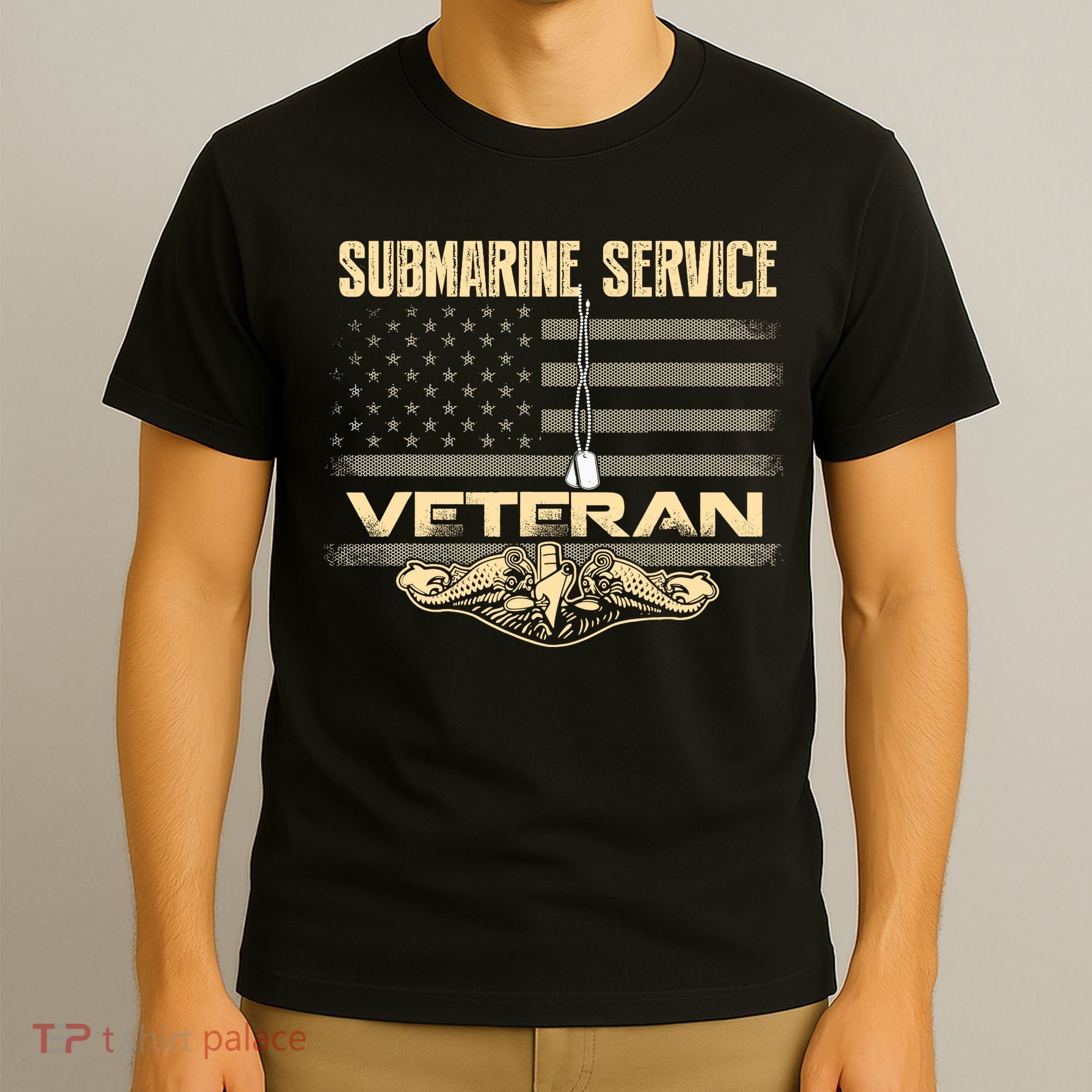 Us Submarine Service Veteran For Veteran Submariner T-Shirt