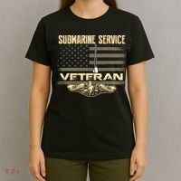 Us Submarine Service Veteran For Veteran Submariner T-Shirt thumb 4