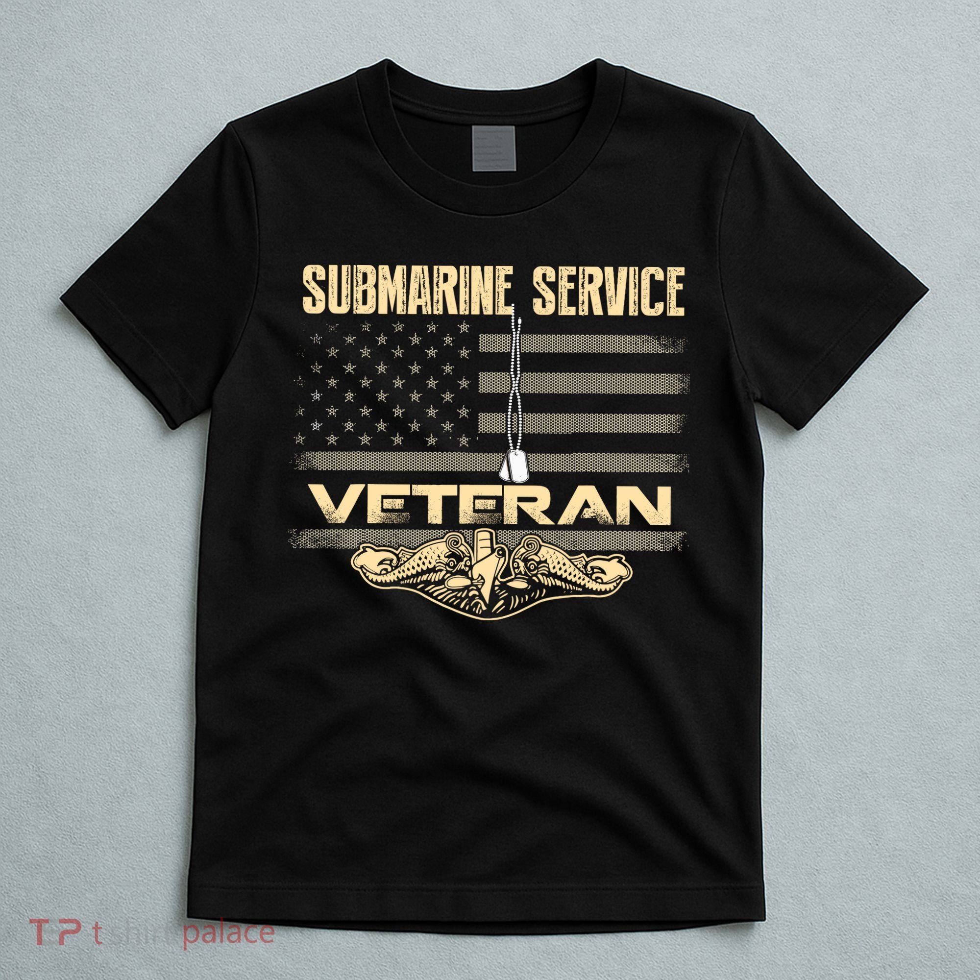 Us Submarine Service Veteran For Veteran Submariner T-Shirt
